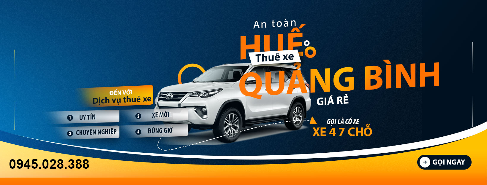 Taxi Huế - Quảng Bình