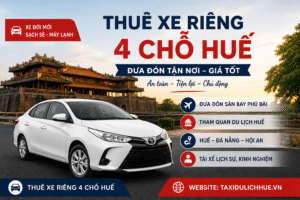 thuê xe riêng 4 chổ huế